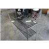 Image 2 : METAL GLASSTOP SOFA TABLE