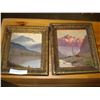 Image 1 : TWO SMALL OIL PAINTINGS