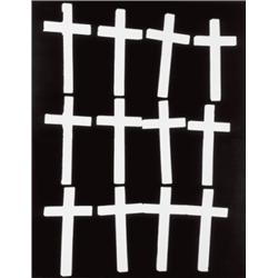 ANDY WARHOL (1928-1987) CROSSES signed and...