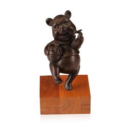 Disney Winnie the Pooh Bronze Vintage Sculpture by Harry Holt