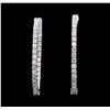 Image 1 : 2.00 ctw Diamond Earrings - 14KT White Gold