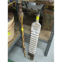 1 BURL WALKING STICK, WASH STICK