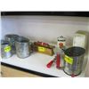 Image 1 : 1 4 FLOUR SIFTERS, HAND MIXER, CHEESE SLICER ETC