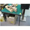 Image 1 : 1 GREEN FELT TOPPED FOLDING CARD TABLE