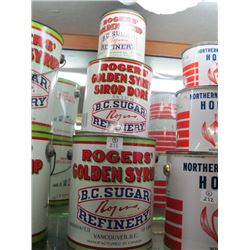 1 ONE LARGE, ONE MEDIUM, ONE SMALL ROGERS GOLDEN SYRUP TIN