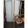 Image 1 : 1 NATIVE AMERICAN WOOD WALKING STICK (SIGNED)
