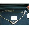 Image 1 : 1 LADIES 10K DIAMOND AND BLUE SAPPHIRE NECKLACE W/A $1,710.
