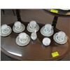 Image 1 : 1 SMALL LOT OF ROYAL ALBERT SILVER BIRCH PATTERNED TEA CUPS/SAUCERS