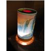 Image 1 : 1 ROUND LIGHTED WATERFALL LAMP