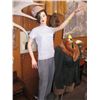 Image 1 : 1 MANNEQUIN DRESSED IN LADIES VINTAGE SHOES, TROUSERS, BLOUSE, WIG & HAT