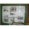 Image 1 : 1 GREEN PAINTED WOOD FRAMED HISTORY OF STEAMBOATS OF OKANAGAN LAKE