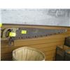 Image 1 : 1 LARGE HANDSAW & SYTHE, METAL TRAP