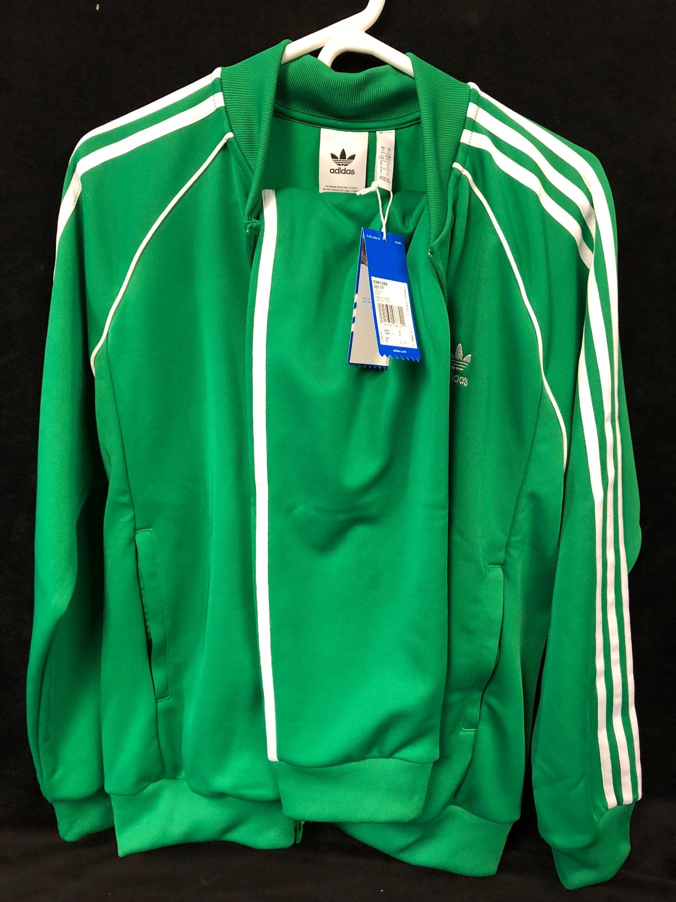 green adidas suit