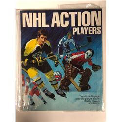 NHL ACTION ACTION PLAYERS (THE OFFICIAL 96 PAGE WORD & PICTURE ALBUM OF NHL PLAYERS & TEAMS)