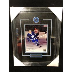 NORM ULLMAN AUTOGRAPHED 16" X 20" FRAMED PHOTO W/ COA