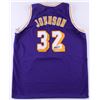 Image 1 : Magic Johnson Signed Lakers Jersey (PSA COA)