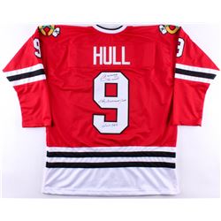 Bobby Hull Signed Blackhawks Jersey Inscribed "HOF 1983" (JSA COA)