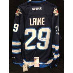 PATRIK LAINE AUTOGRAPHED JETS HOCKEY JERSEY W/ JSA COA