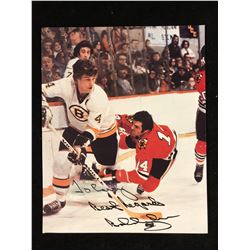 BOBBY ORR AUTOGRAPHED 8" X 10" COLOR PHOTO