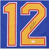 Image 2 : Adam Oates Signed Blues Jersey Inscribed "HOF 12" (JSA COA)