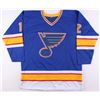 Image 3 : Adam Oates Signed Blues Jersey Inscribed "HOF 12" (JSA COA)