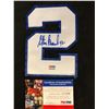 Image 1 : ELTON BRAND AUTOGRAPHED JERSEY NUMBER W/ PSA COA