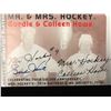 Image 2 : GORDIE & COLLEEN HOWE AUTOGRAPHED GOLDEN WEDDING ANNIVERSARY TICKET W/ SPECIAL COLLECTOR'S PROGRAM