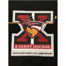 VANCOUVER GIANTS 10TH ANNIVERSARY JERSEY CREST PATCH