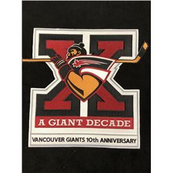 VANCOUVER GIANTS 10TH ANNIVERSARY JERSEY CREST PATCH