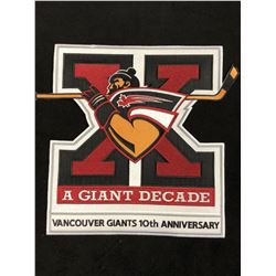 VANCOUVER GIANTS 10TH ANNIVERSARY JERSEY CREST PATCH
