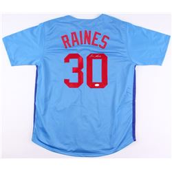 Tim Raines Signed Expos Jersey (JSA COA)