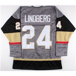 Oscar Lindberg Signed Golden Knights Jersey (Beckett COA)