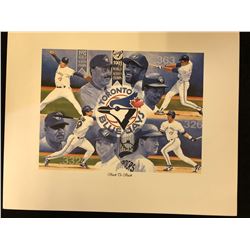 TORONTO BLUE JAYS BACK TO BACK CHAMPS 8" X 10" COLOR PRINT