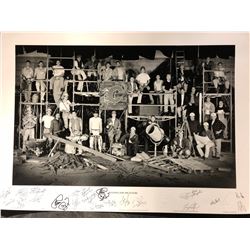CALGARY FLAMES "BUILDING FOR THE FUTURE" TEAM AUTOGRAPHED 30" X 20" PRINT