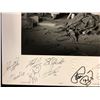 Image 2 : CALGARY FLAMES "BUILDING FOR THE FUTURE" TEAM AUTOGRAPHED 30" X 20" PRINT