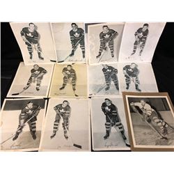 VINTAGE TORONTO MAPLE LEAFS PLAYERS ORIGINAL 8" X 10" PHOTOS LOT