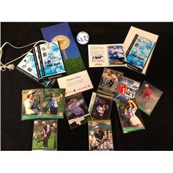 AUTOGRAPHED GOLF TRADING CARDS LOT