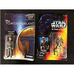 ACTION FIGURE LOT (TOMORROWLAND. HAN SOLO)