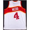 Image 1 : Spud Webb Signed Hawks Jersey (MAB Hologram)