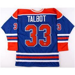 Cam Talbot Signed Oilers Jersey (Beckett COA)