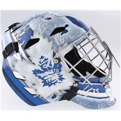 Toronto Maple Leafs Full-Size Goalie Mask Signed by (22) Players