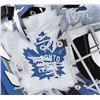Image 2 : Toronto Maple Leafs Full-Size Goalie Mask Signed by (22) Players
