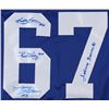 Image 2 : Toronto Maple Leafs "Stanley Cup" Jersey Signed By (4) With Kelly,  Baun, Bower &  Hillman (JSA COA)