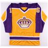 Image 3 : Marcel Dionne Signed Kings Jersey Inscribed "HOF 92" (Leaf COA)