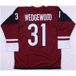 Scott Wedgewood Signed Coyotes Jersey (Beckett COA)