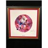 Image 1 : LIMITED EDITION MIKE BOSSY AUTOGRAPHED FRAMED ART PAINTING 16" X 16" (994/1022)