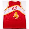 Image 1 : Spud Webb Signed Hawks Jersey (MAB Hologram)