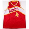 Image 3 : Spud Webb Signed Hawks Jersey (MAB Hologram)