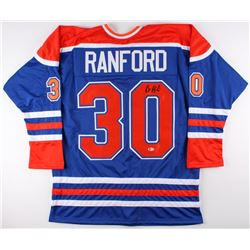 Bill Ranford Signed Oilers Jersey (Beckett COA)
