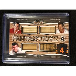 2017 Leaf Lumber Kings BELIVEAU/ HOWE/ MIKITA/ ORR Fantastick 4